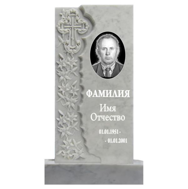 Памятник из Мрамора фрезерный 102