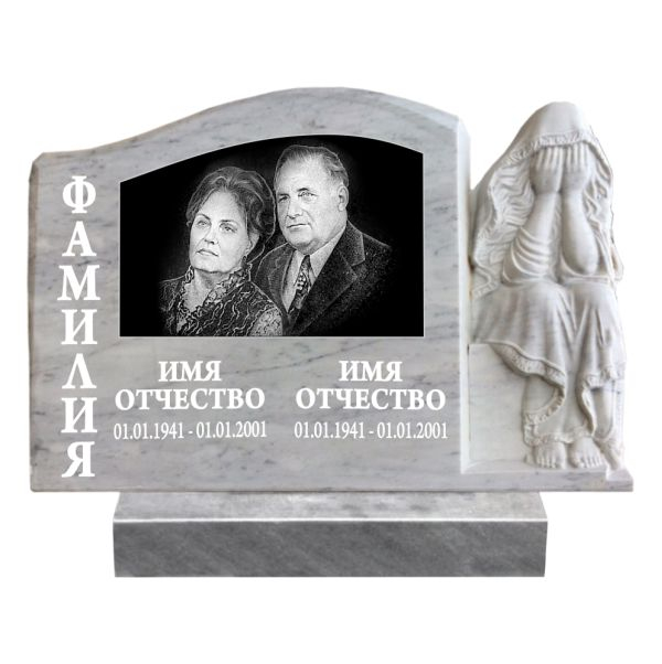 Памятник из Мрамора фрезерный 33