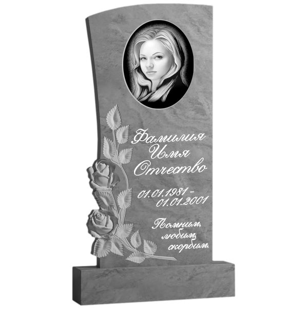 Памятник из Мрамора фрезерный 107