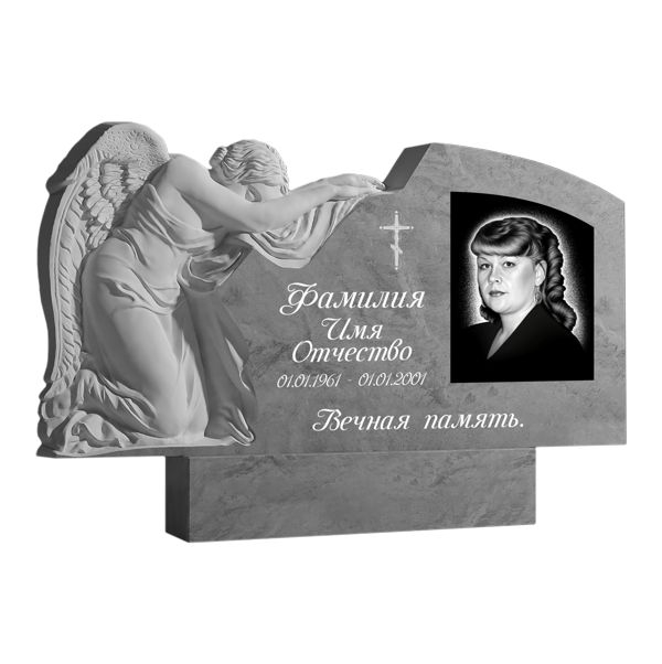 Памятник из Мрамора фрезерный 18